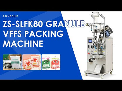 ZONESUN ZS-SLFK80 VFFS Bagger Tablet Filling Sealing Machine with Counter