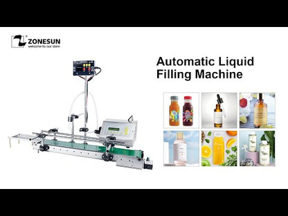 ZONESUN ZS-DTDP160A Automatic Diaphragm Pump Liquid Filling Machine