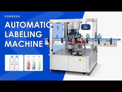 ZONESUN ZS-CYGDP6 Automatic Round Bottle Labeling Machine