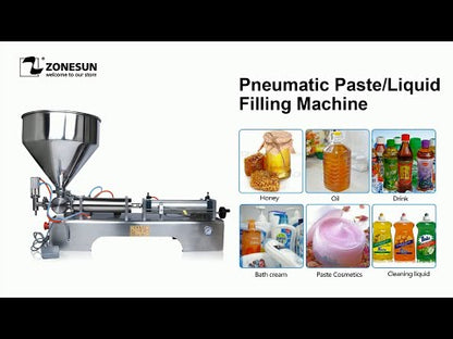 ZONESUN ZS-GT1 Single Nozzle Pneumatic Paste & Viscous Liquid Filling Machine