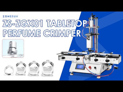 ZONESUN ZS-ZGX01 Automatic Perfume Crimper Scent Capping Machine