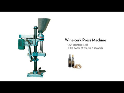 ZONESUN ZS-XGDSJ1 Automatic Wine Bottles Wooden Cork Feeding And Pressing Machine