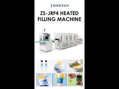 Zonesun ZS-JRF4 4 Head Hot Liquid & Paste Filling Machine