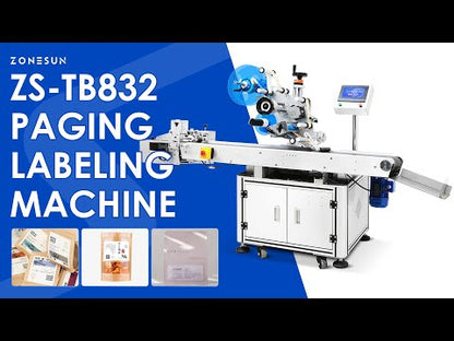 ZONESUN ZS-TB832 Automatic Flat Page Labeling Machine