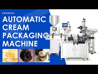 ZONESUN ZS-AFC26 Automatic Rotor Pump Paste Bottle Filling Capping Machine