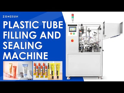 ZONESUN Custom Automatic Soft Tube Paste Filling And Ultrasonic Sealing Machine