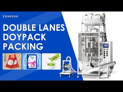 ZONESUN Automatic Sachet Packaging Machine Vertical Form Fill Seal Liquid Pouch Packing ZS-FS500Y-2