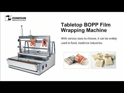 ZONESUN ZS-ACW88 Manual BOPP Film Wrapping Packaing Machine