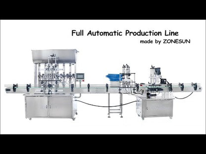 ZONESUN ZS-FAL180AP Automatic Paste Filling Capping Machine With Cap Unscrambler