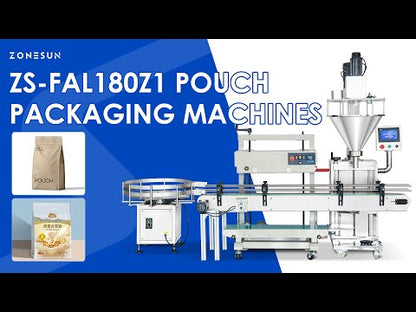 Zonesun ZS-FAL180Z1 Doypack Filling and Sealing Line | Powder Packaging