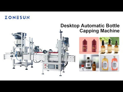 ZONESUN ZS-XG1870P Automatic Capping Machine with Cap Unscrambler Production Line