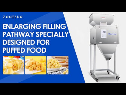 ZONESUN Potato Chips Packing Filling Machine ZS-FZ1000L