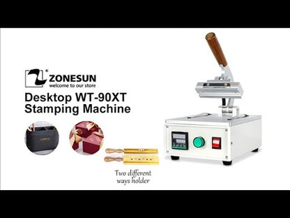 ZONESUN Desktop Manual Hot Foil Stamping Machine