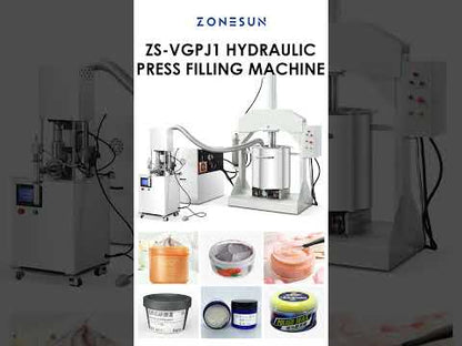 ZONESUN ZS-VGPJ1 Pneumatic Hydraulic Press Thick Paste Filling Machine