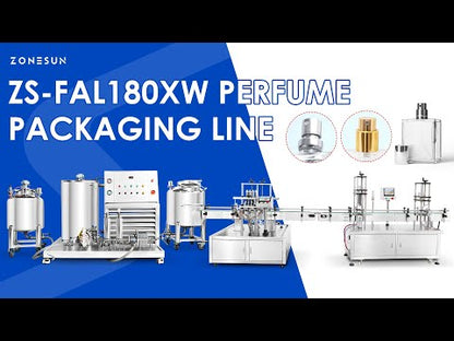 ZONESUN ZS-FAL180XW Fragrance Line Perfume Packaging Machine Mixing Cooling Filtration Filling