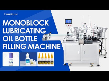 ZONESUN ZS-AFC33 Monoblock Filling Capping Machine Squeeze Bottle Packaging