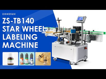 ZONESUN ZS-TB130 Automatic Round Bottle Labeling Machine