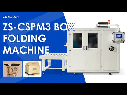 ZONESUN ZS-CSPM3 Automatic Carton Box Folding Sealing Machine