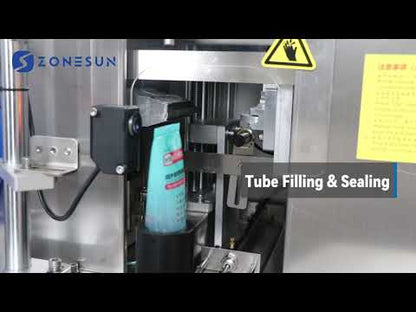 ZONESUN ZS-FS002U Automatic Soft Tube Filling And Ultrasonic Sealing Machine