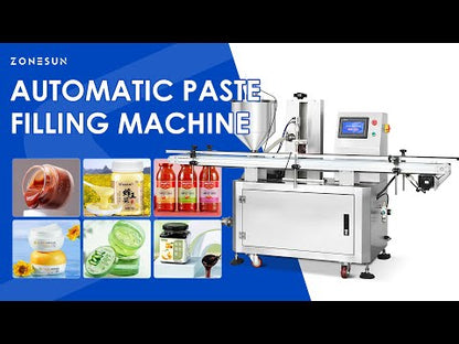 ZONESUN Automatic Liquid Filling Machine Thick Paste Filler Rotor Pump ZS-VTRP1D