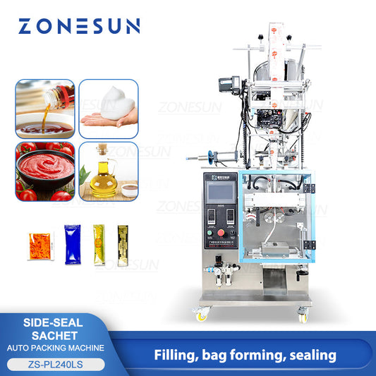 ZONESUN ZS-PL240LS Máquina automática de sellado, llenado y calentamiento de mezcla de pasta 