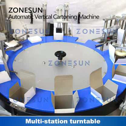 Máquina automática de envasado y sellado de cajas de cartón ZONESUN ZS-ZHJ50D 