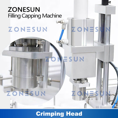 ZONESUN ZS-XBFC20 Automatic Ceramic Pump Liquid Penicillin Filling Capping Machine with Bottle Unscramber