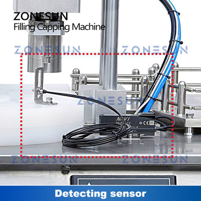 ZONESUN ZS-XBFC20 Automatic Ceramic Pump Liquid Penicillin Filling Capping Machine with Bottle Unscramber