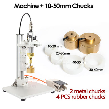 ZONESUN ZS-XGPZ1 Tabletop Pneumatic Capping Machine