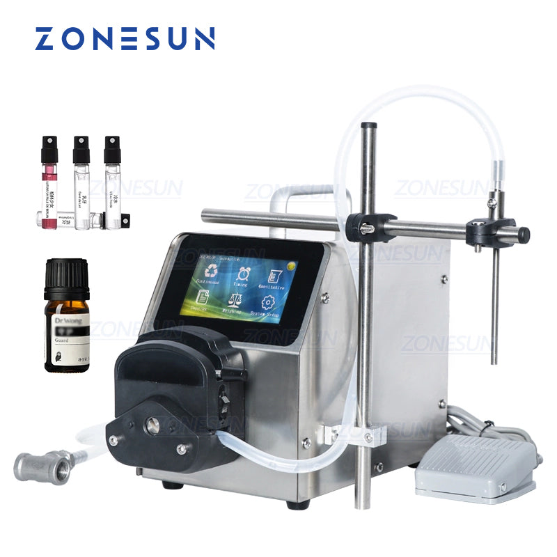 ZONESUN ZS-YTPP6001 1-100ml Semi Automatic Peristaltic Pump Liquid Filling Machine