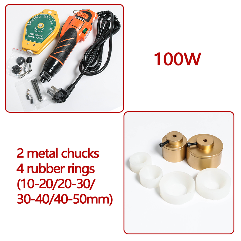 ZONESUN Electric Pneumatic Manual Capping Machine Set