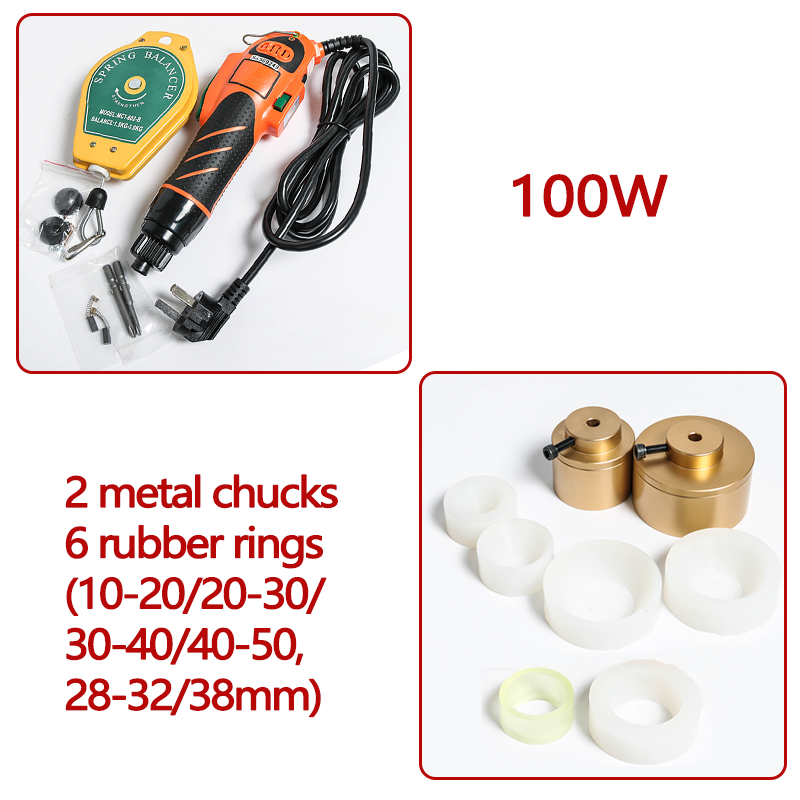 ZONESUN Electric Pneumatic Manual Capping Machine Set