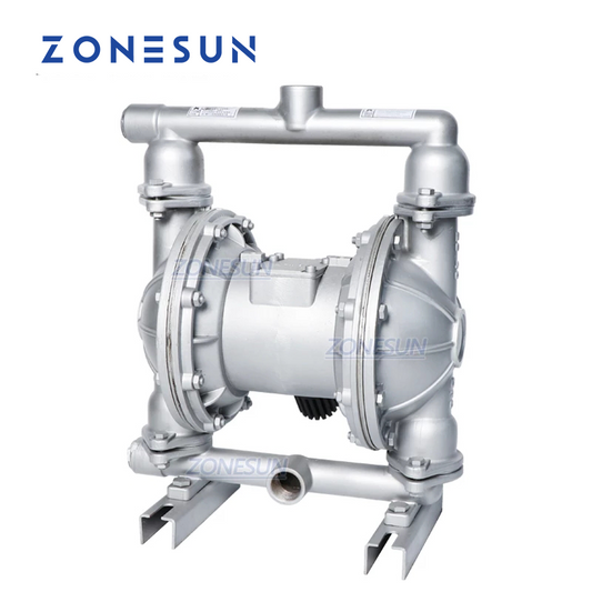 Bomba neumática de diafragma de llenado ZONESUN ZS-QBY-K25 Mini accionada por aire