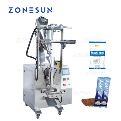 ZONESUN ZS-FM380 1-350g Máquina automática de sellado, llenado y pesaje de polvo 