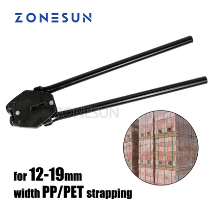 ZONESUN 12-19mm Handheld Manual PET & PP Strapping Tool