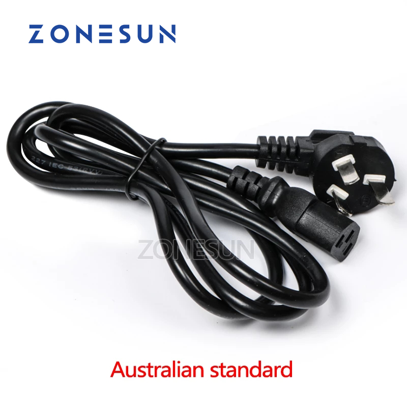 ZONESUN Universal EU GER AU CHN adaptador de enchufe europeo Alemania Australia enchufe de alimentación chino para máquina de llenado eléctrico