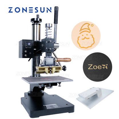 ZONESUN ZS-190 Custom Brass Hot Foil Stamping Machine