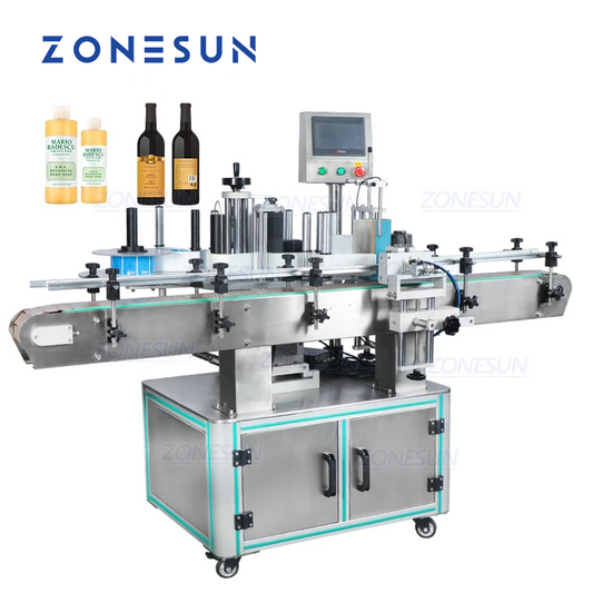 Máquina automática de posicionamiento y etiquetado de botellas redondas ZONESUN ZS-TB260Z