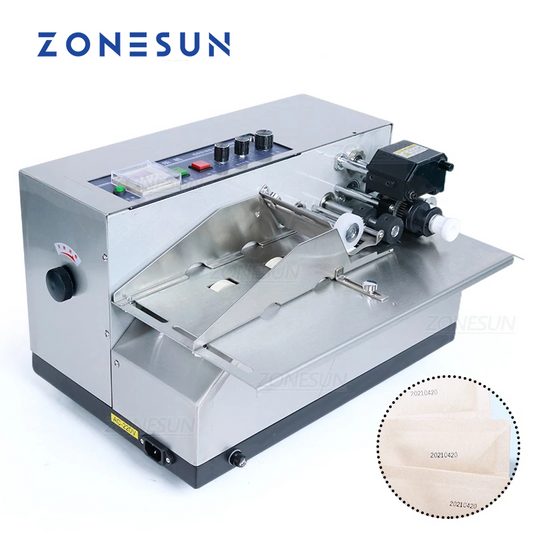 Máquina codificadora de rollo de tinta sólida ZONESUN MY-380F