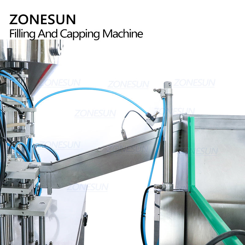 ZONESUN ZS-AFC3 Máquina Llenadora y Tapadora de Líquidos de Frasco Pequeño Completamente Automática Personalizada