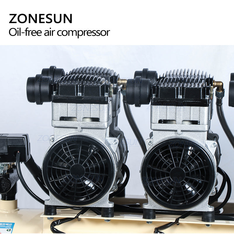 ZONESUN ZS-AC160L Powerful Pure Copper Piston Type Mute Oil-Free Air Compressor（Best Offer）