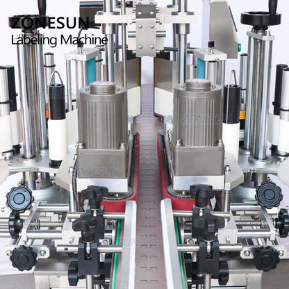 ZONESUN ZS-TB300V Custom Automatic Double Side Square Bottle Labeling Machine