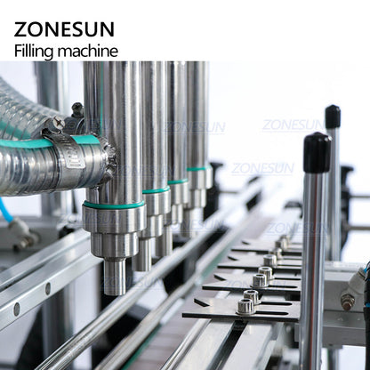 ZONESUN ZS-YT4TZ Automatic 4 Nozzles Piston Liquid Filling Machine（Best Offer）