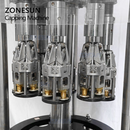 ZONESUN ZS-XG440C Automatic Ropp Aluminum Cap Pilfer Proof Lid Capping Machine