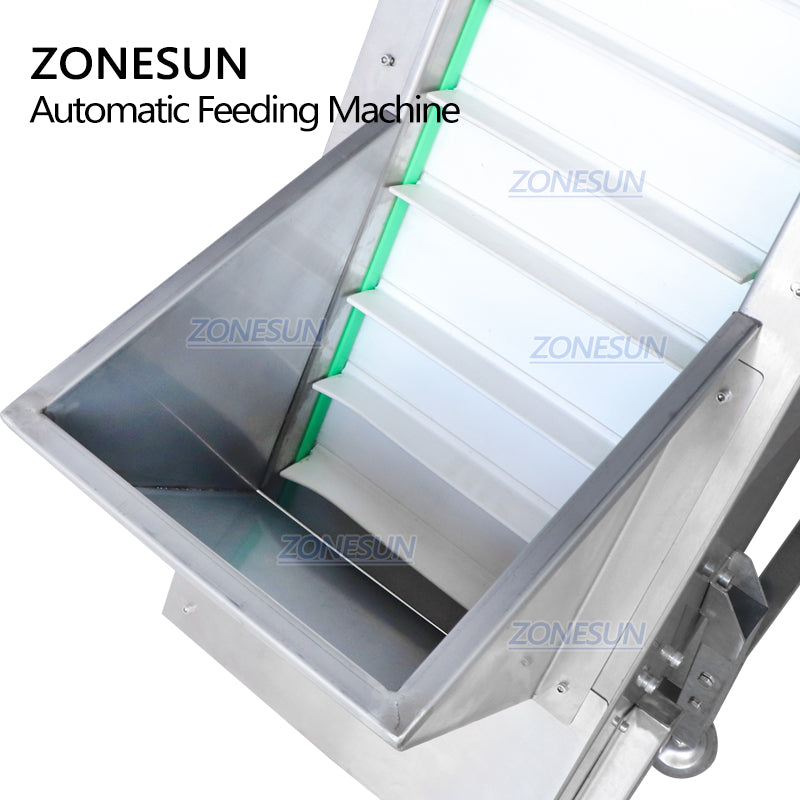 Máquina automática de alimentación de alimentos personalizada ZONESUN ZS-SLJ2 para cadena de producción 