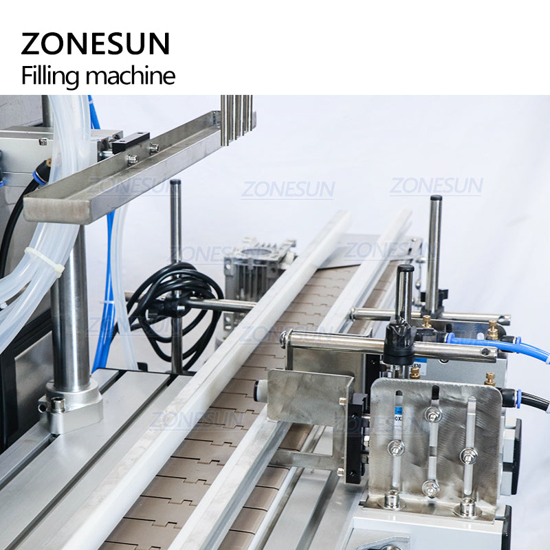 ZONESUN ZS-VTDP40 4 Heads Big Flow Diaphragm Pump Liquid Filling Machine