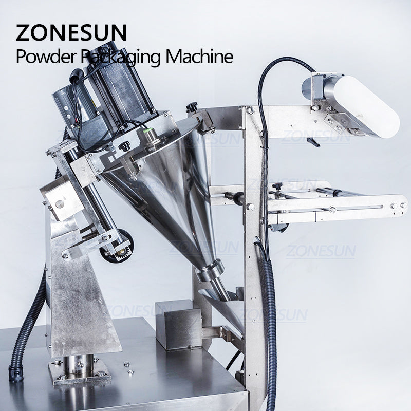 ZONESUN ZS-FM380 1-350g Máquina automática de sellado, llenado y pesaje de polvo 