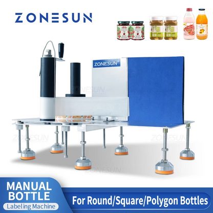 ZONESUN ZS-TB3 Manual Round Square Polygon Bottle Labeling Machine