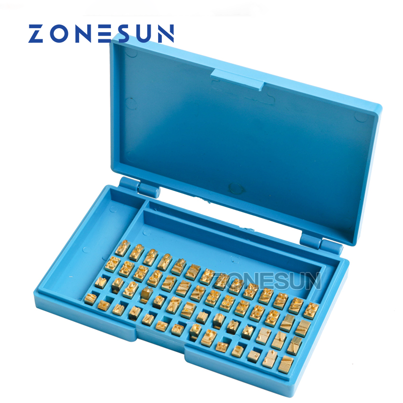 ZONESUN MY380 Fuentes de letras del alfabeto