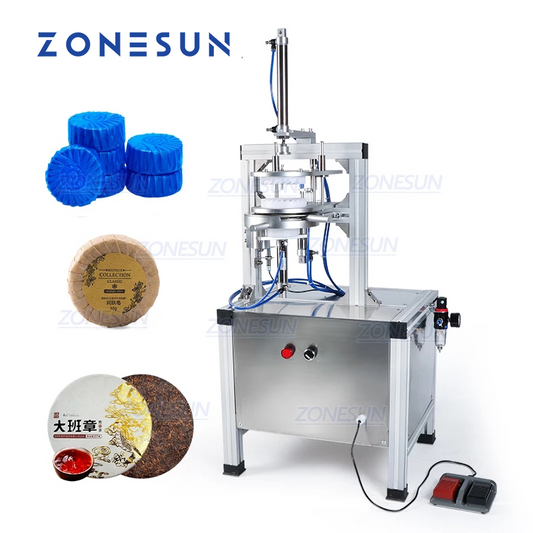 ZONESUN ZS-PK900 Semi-automatic Round Pleated Wrapping Machine